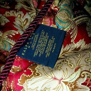King duvet cover and king bedskirt by Ralph Lauren